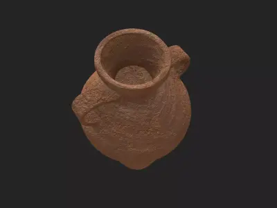Realistic Medieval Viking Amphora - Game Ready PBR Asset Low-poly 3D model