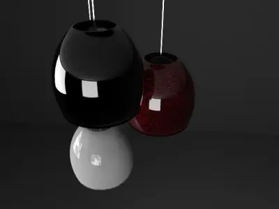 Chandelier pendant lamp 3D model