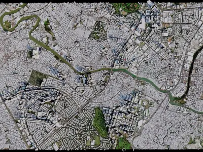 Quezon City - Philippines 3D model