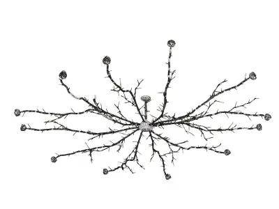 Pieter Adam Twiggy 872 chandelier 3D model