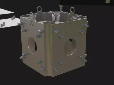 Square Stage Truss F34 F32 F44 Kit 3D model