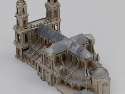 Saint-Sulpice 3D model