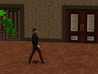 The Doors  Low-poly 3D model