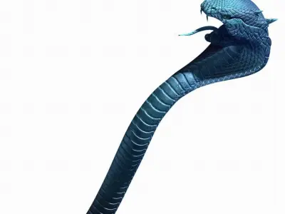 Magic Palace - Religion - Stone Snake 02 3D model