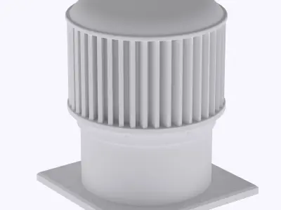 HO Roof ventilation 1 train model  3D print model