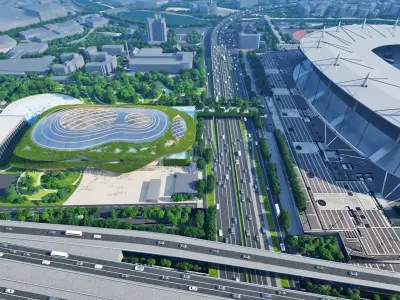 Stadium - Sports Park District 3D model