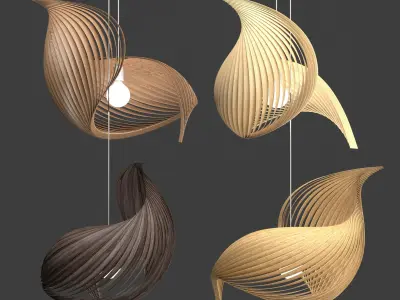 Wing Lamp 3D model