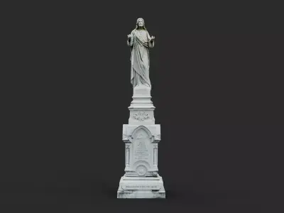 Jesus Monument 3D model