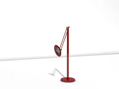 RETRO FLOOR LAMP MODEL 3D model