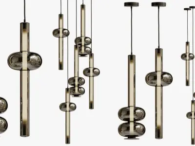 Pendant lamp Swim Enzo 3D model