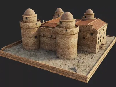 Calahorra Castle 3D model