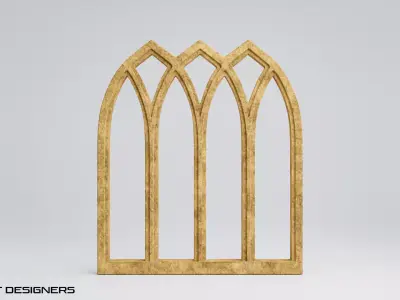 Gothic Window 3D model