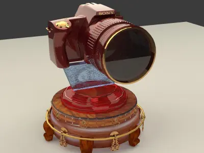 Camera 3D model