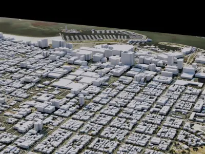 Long Beach - USA 3D model