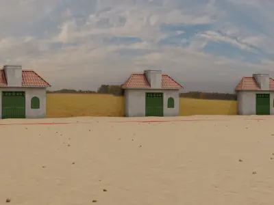 Squid Game Green Light Red Light Map 3D model