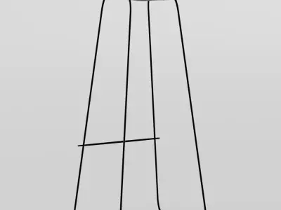  Lumina Bar Stool Free 3D model