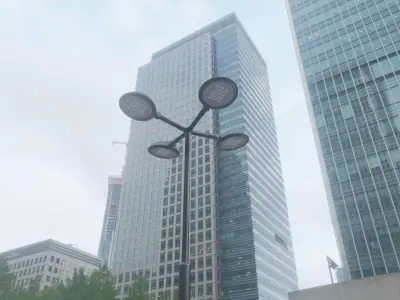 Street Light 15 version 4 3m with pole 3 Low-poly 3D model