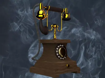 Classic Phone 3D model