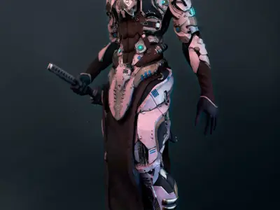 Mech robot highpoly model 3D model