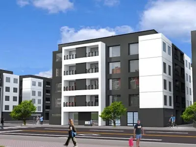 residential building Low-poly 3D model