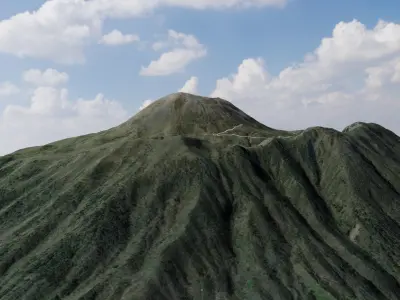 3D model of the Italian volcano Vesuvio 3D model