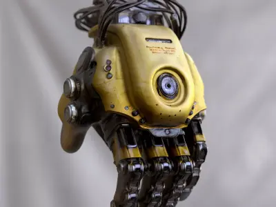 Robotic Industrial Hand 3D model
