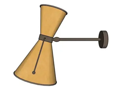 Parchment Directional Sconce by Obsolete 3D model