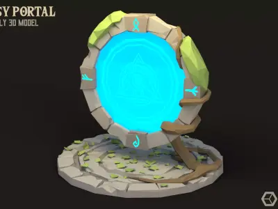 Fantasy Portal  Free 3D model