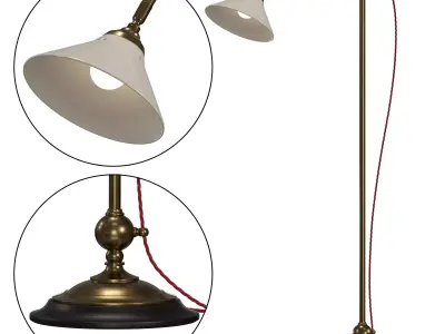 The Grand Tour Reading Lamp by deVOL 3D model