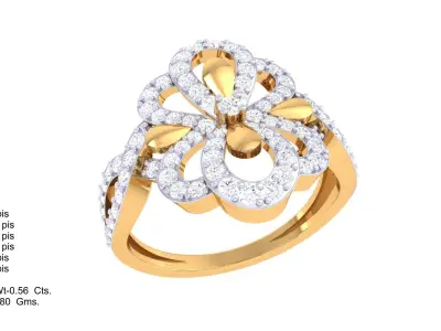  Women Ring MTL 3dm STL OBJ FBX Details 3D print model 25