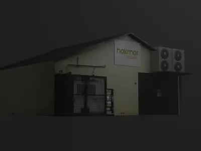 Warehouse and Vending Machine Low-poly 3D model