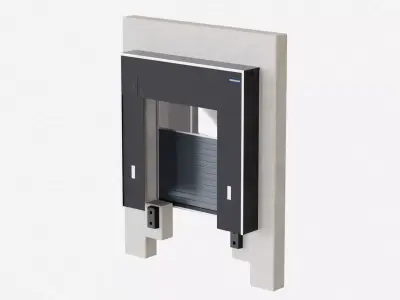 Hoermann Loading Gate 3D model