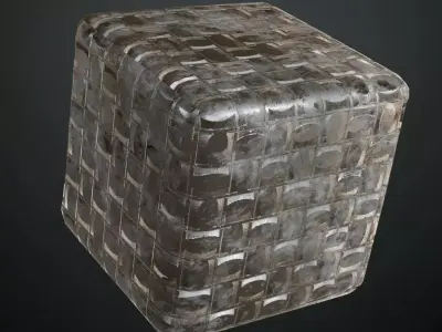 Diamond Metal Plate Anti-Slip Three PBR Seamless Texture