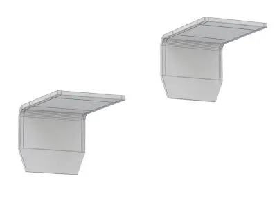 APPLIQUE MURALE LED 3D model