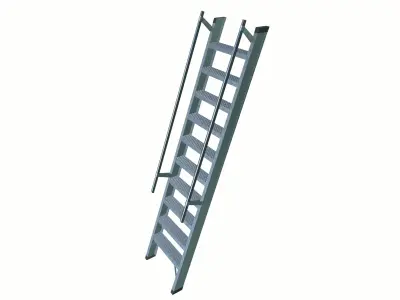 Ladder 3D model 2