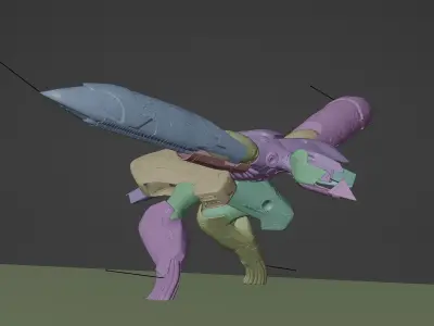 Metal Gear Ray 3D model