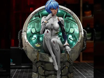 Rei Ayanami 3D print model