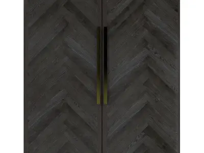 Restoration Hardware- Herringbone Cabinet-003 3D model