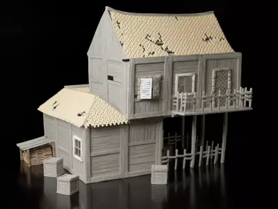 Medieval House 3D model