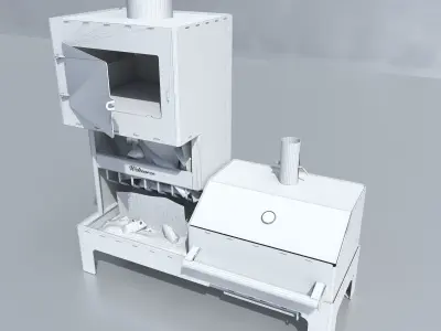 Old Outdoor Oven Free 3D model
