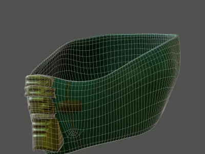 Gas mask helmet 3d model scifi Low-poly  Low-poly 3D model 249