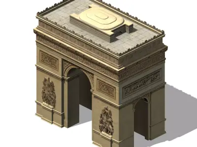 City Building - Arc de Triomphe 3D model
