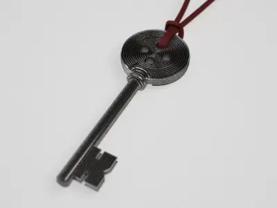 Coraline button Key - featured 3D print model