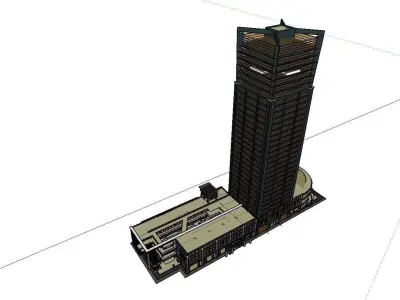 vacation spot-Resort-Fashion Leisure Hotel-0254 3D model
