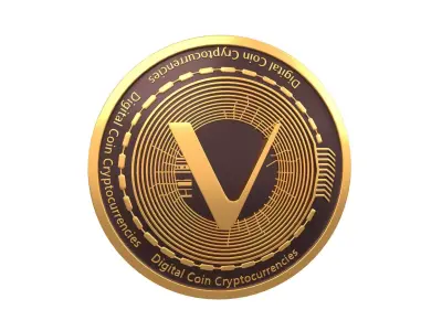 VeChain Coin V2 001 3D model