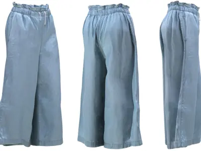 Jeans 186 - All MH Bodies - UE5 Skeletons - Rigged Low-poly 3D model