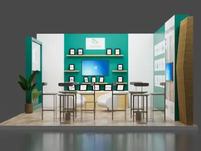 Exhibition Booth 3D model
