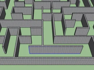 Maze 3D free  Free 3D model