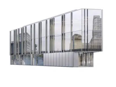 Office building Biurowiec v1 3D model