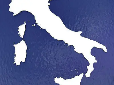Italy 1 island of 3D model